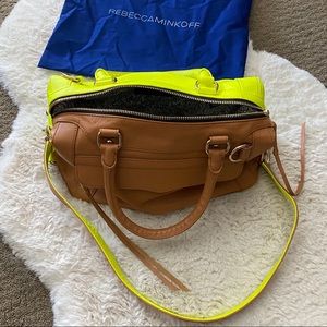 Rebecca Minkoff Mab Mini Two Tone Leather bag